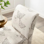 Linon Bradford Accent Chair with Butterfly Print