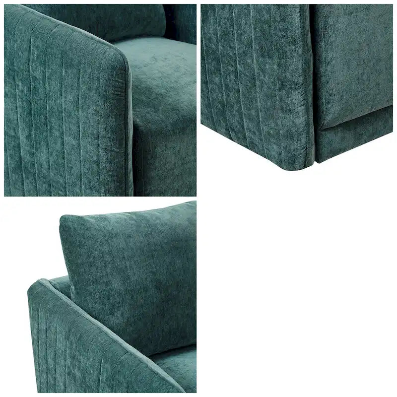 Madison Park Paloma Upholstered 360 Degree Swivel Chair