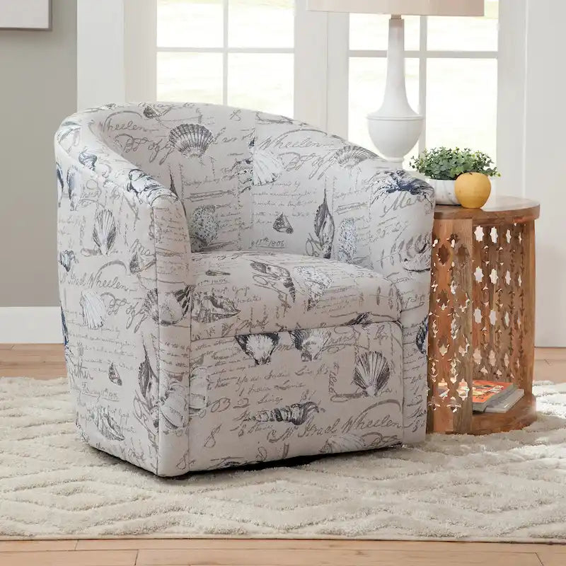 Poltrona a botte girevole Sea Treasures di Greyson Living