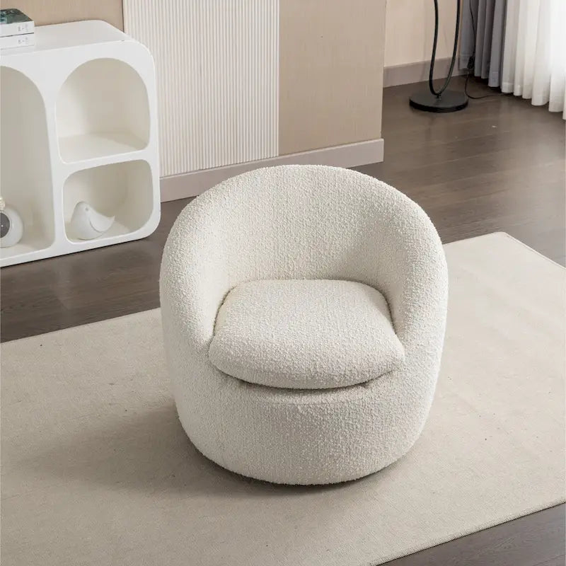 Poltrona a pozzetto girevole moderna Winnie di Roundhill Furniture