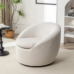 Poltrona a pozzetto girevole moderna Winnie di Roundhill Furniture
