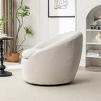 Poltrona a pozzetto girevole moderna Winnie di Roundhill Furniture
