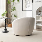 Poltrona a pozzetto girevole moderna Winnie di Roundhill Furniture