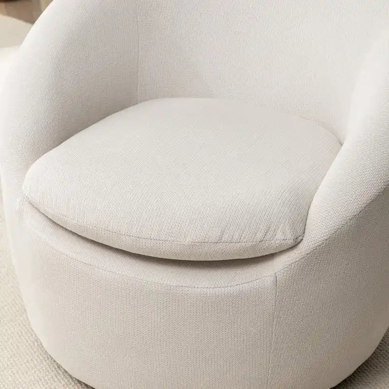 Poltrona a pozzetto girevole moderna Winnie di Roundhill Furniture