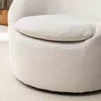 Poltrona a pozzetto girevole moderna Winnie di Roundhill Furniture