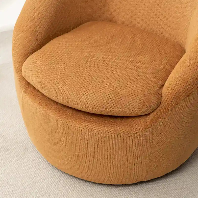Poltrona a pozzetto girevole moderna Winnie di Roundhill Furniture