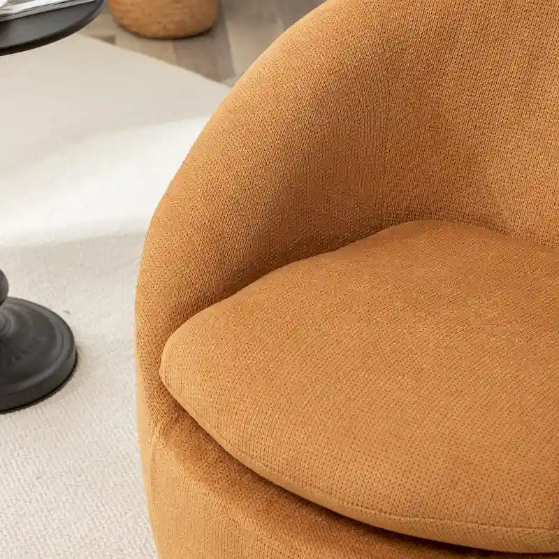 Poltrona a pozzetto girevole moderna Winnie di Roundhill Furniture
