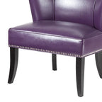 Madison Park Sheldon Purple Armless Accent Chair