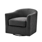 Rita moderne ergonomische draaibare kuipstoel met bouclébekleding van HULALA HOME