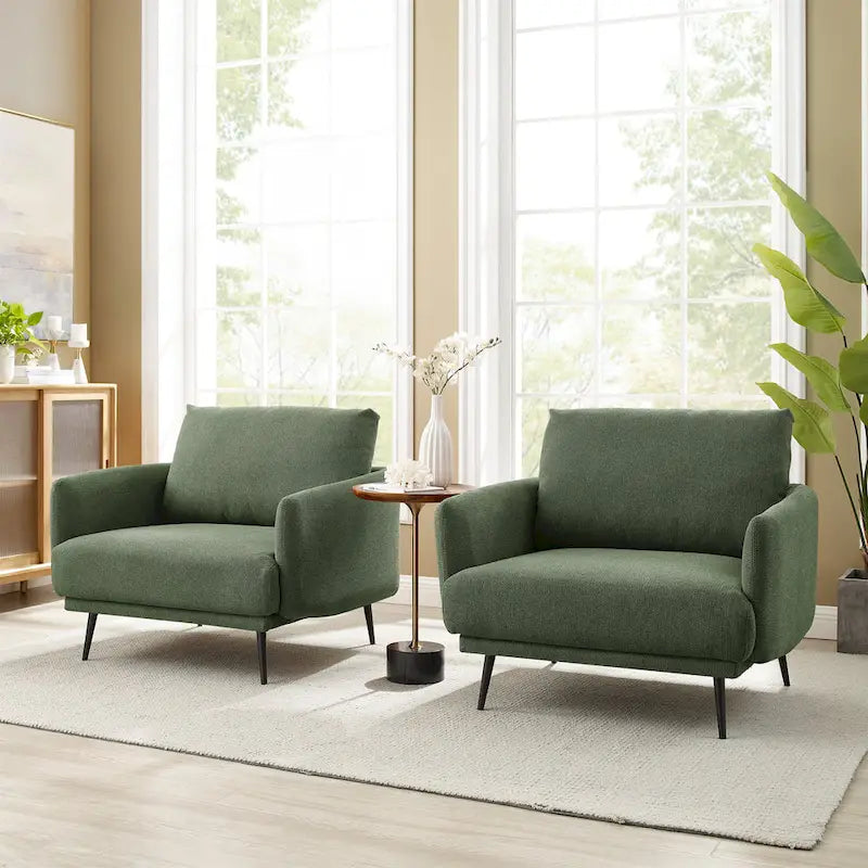 Karaka 37.5W Oversized Armchair Leisure Sofa Accent Chair (Set of 2)