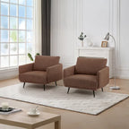 Karaka 37.5W Oversized Armchair Leisure Sofa Accent Chair (Set of 2)