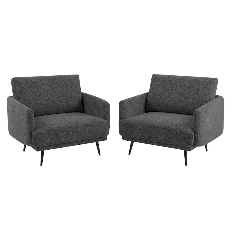 Karaka 37.5W Oversized Armchair Leisure Sofa Accent Chair (Set of 2)