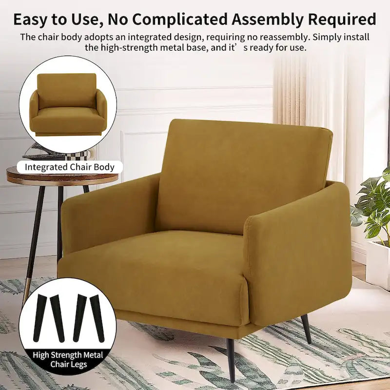 Karaka 37.5W Oversized Armchair Leisure Sofa Accent Chair (Set of 2)