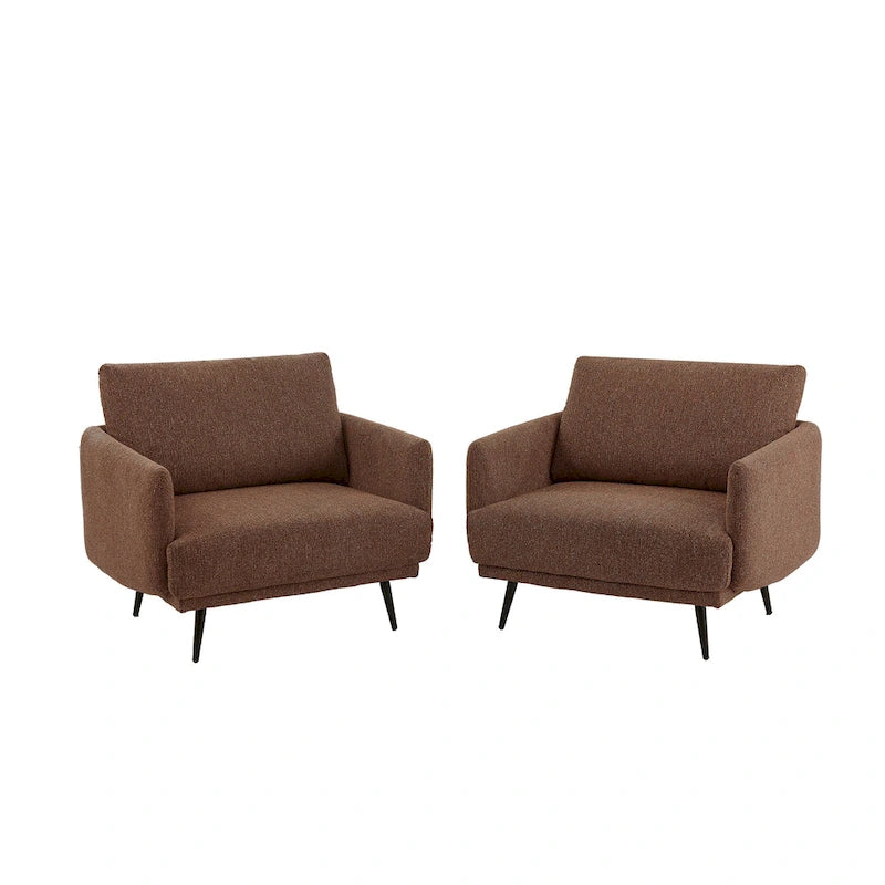 Karaka 37.5W Oversized Armchair Leisure Sofa Accent Chair (Set of 2)