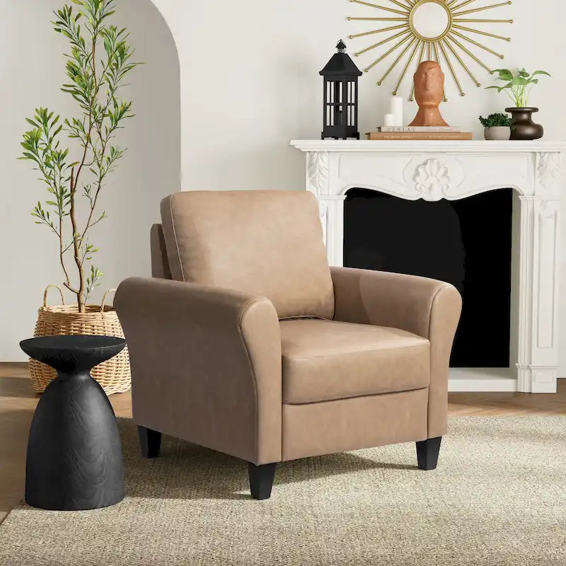 Silla de microfibra iLounge Waverly