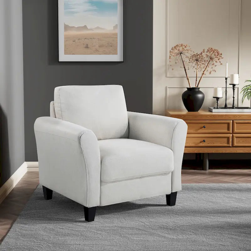 Silla de microfibra iLounge Waverly