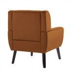 2 Set Modern Accent Chair Velvet Armchair