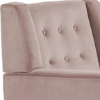 2 Set Modern Accent Chair Velvet Armchair