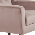 2 Set Modern Accent Chair Velvet Armchair