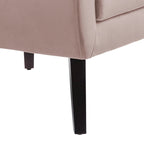 2 Set Modern Accent Chair Velvet Armchair