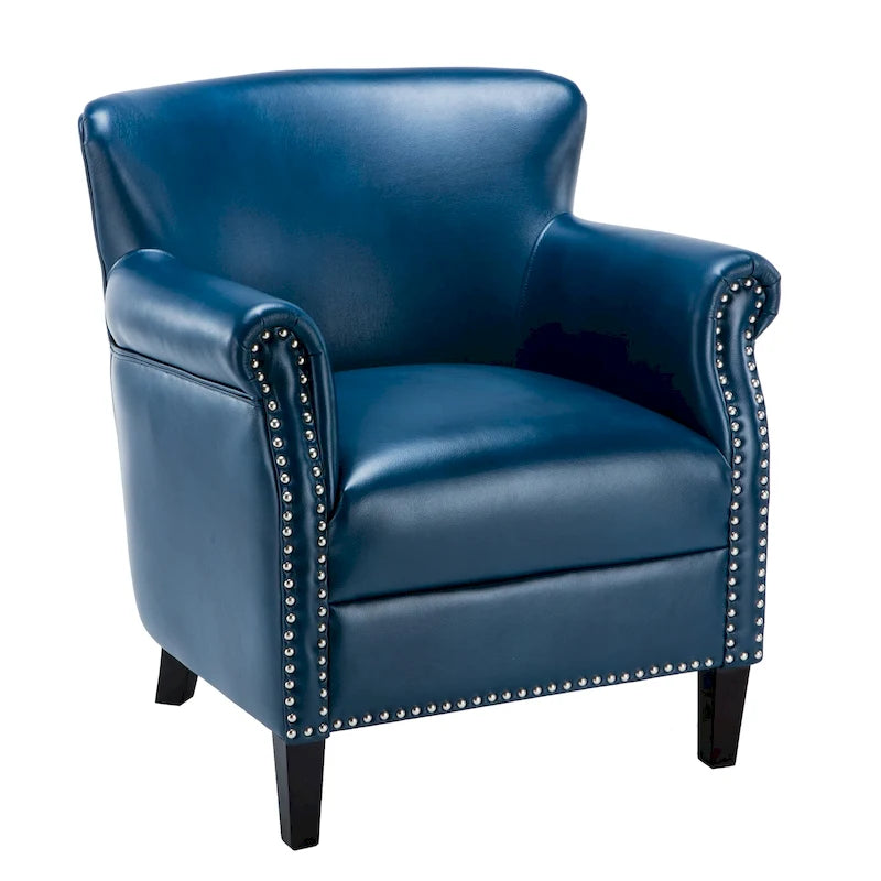 Sillón club de cuero sintético Hendrick de Greyson Living