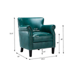 Hendrick Faux Leather Club Chair by Greyson Living
