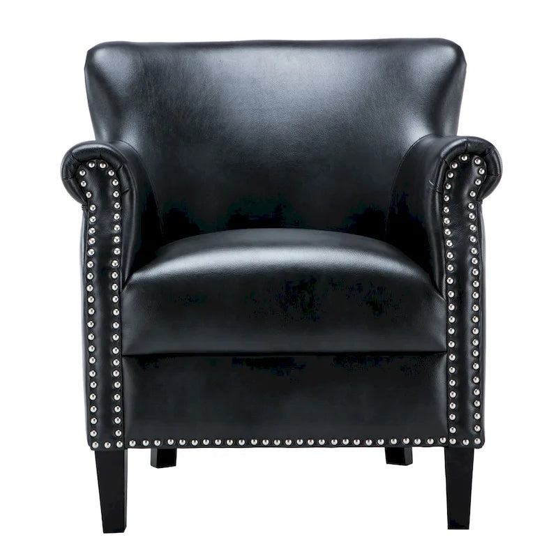 Hendrick Faux Leather Club Chair by Greyson Living
