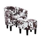 Convenience Concepts Take a Seat Churchill Accent Chair with Ottoman