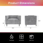 CosmoLiving Blair Upholstered Accent Chair and a Half