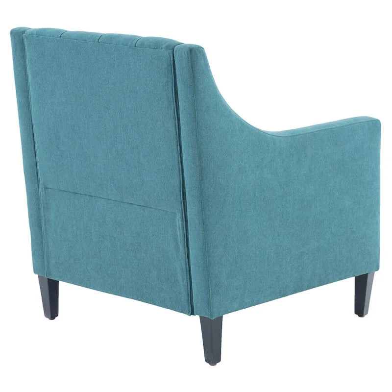 HUIMO Arm Chair Comfy Club Chair with Ottoman and Pillow