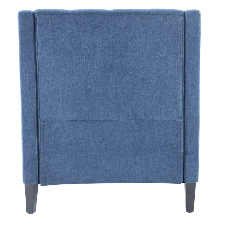 HUIMO Arm Chair Comfy Club Chair with Ottoman and Pillow