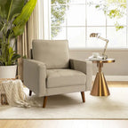 Elizabeth Mid-Century-Sessel aus echtem Leder von HULALA HOME