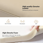 Elizabeth Mid-Century-Sessel aus echtem Leder von HULALA HOME