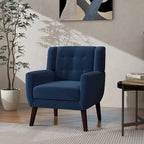 Modern Accent Chair Velvet Armchair - 28.9W x 35.1H x 29.5D