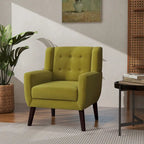 Modern Accent Chair Velvet Armchair - 28.9W x 35.1H x 29.5D