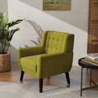 Modern Accent Chair Velvet Armchair - 28.9W x 35.1H x 29.5D