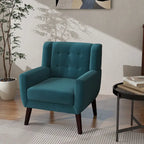 Modern Accent Chair Velvet Armchair - 28.9W x 35.1H x 29.5D