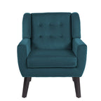 Modern Accent Chair Velvet Armchair - 28.9W x 35.1H x 29.5D