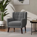 Modern Accent Chair Velvet Armchair - 28.9W x 35.1H x 29.5D