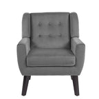 Modern Accent Chair Velvet Armchair - 28.9W x 35.1H x 29.5D