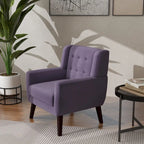 Modern Accent Chair Velvet Armchair - 28.9W x 35.1H x 29.5D