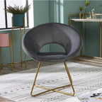 Silver Orchid Murray Velvet Accent Chair