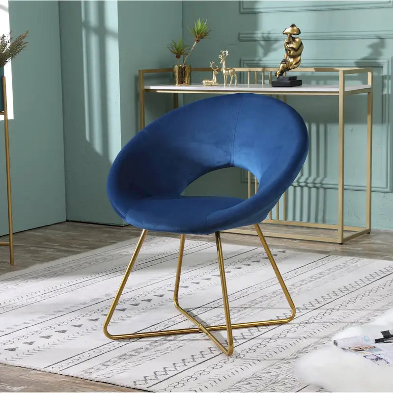 Silver Orchid Murray Velvet Accent Chair