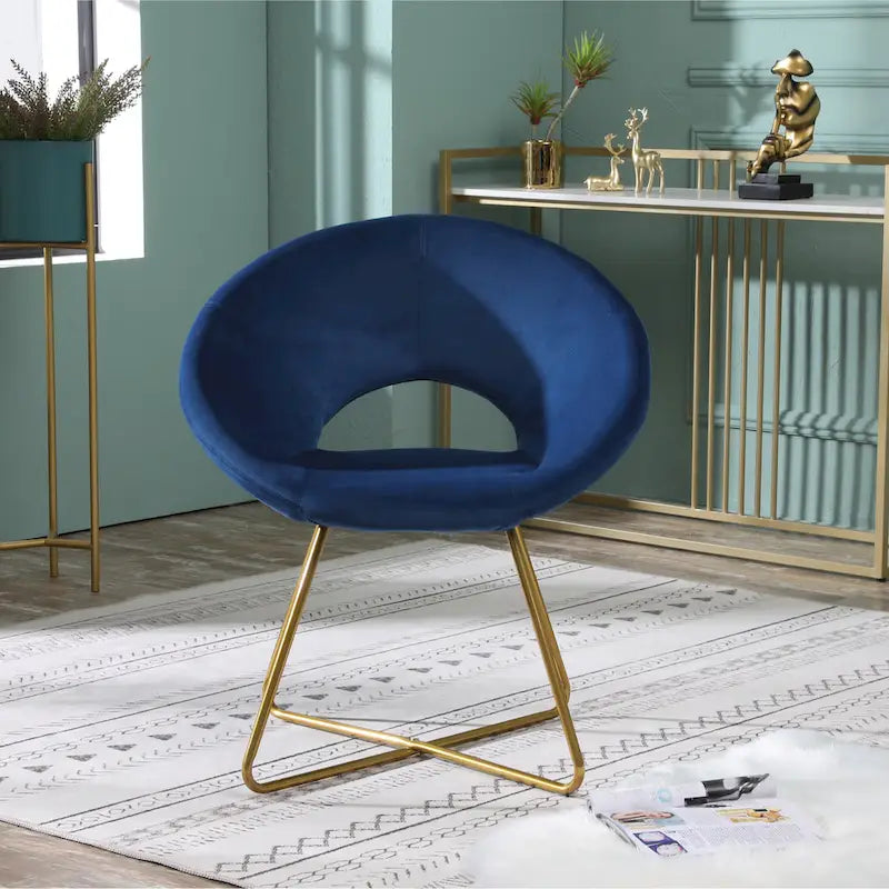 Silver Orchid Murray Velvet Accent Chair