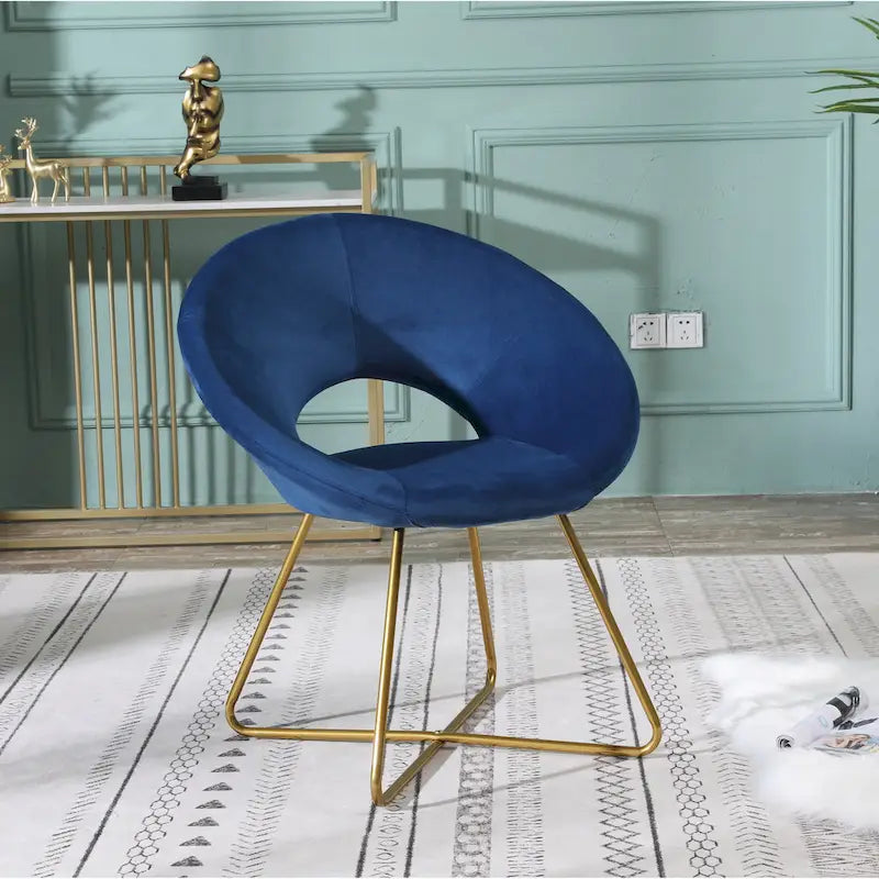 Silver Orchid Murray Velvet Accent Chair