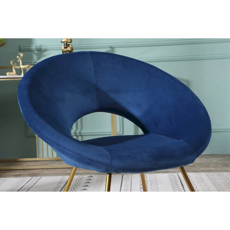 Silver Orchid Murray Velvet Accent Chair