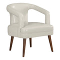 Mason Accent Reception Chair in Faux Leather