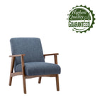 Porthos Home Layla Fabric Upholstered Accent Chair with Beechwood Legs
