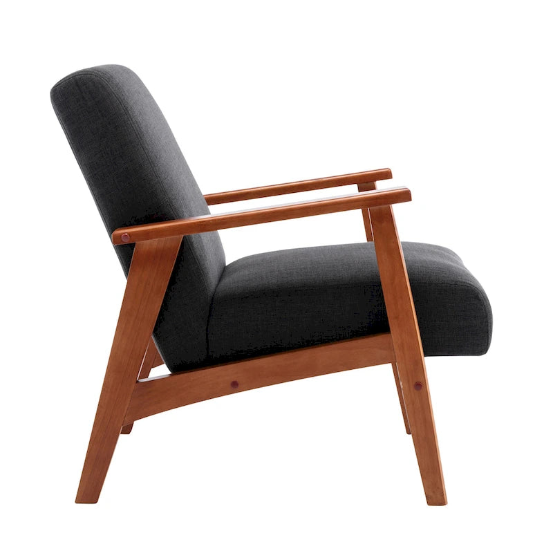 Porthos Home Layla Fabric Upholstered Accent Chair with Beechwood Legs
