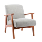 Porthos Home Layla Fabric Upholstered Accent Chair with Beechwood Legs